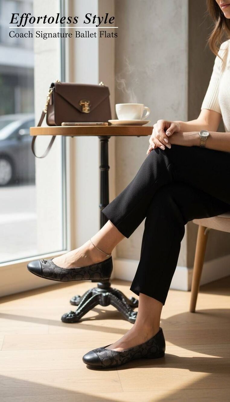 Coach ballet flats